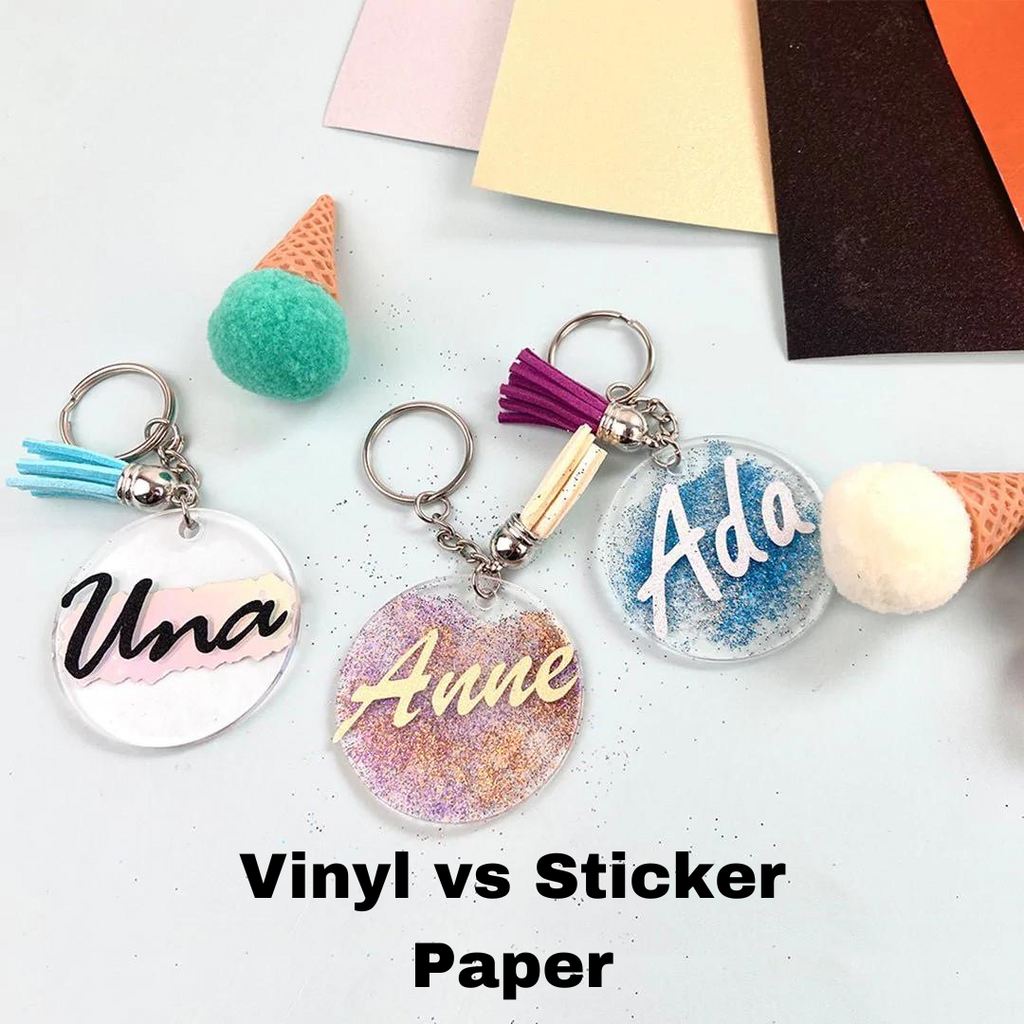 Vinyl vs Sticker Paper