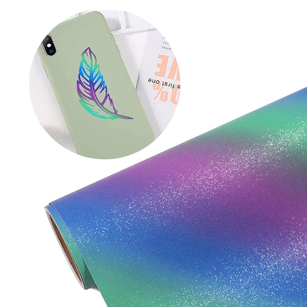 Bevel Rainbow Adhesive Vinyl - Adhesive Craft Vinyl - Ahijoy
