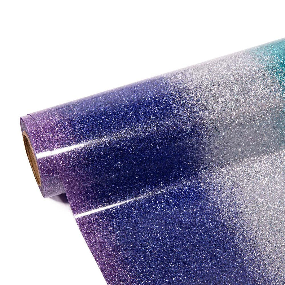 PU Rainbow Stripes Heat Transfer Vinyl Roll
