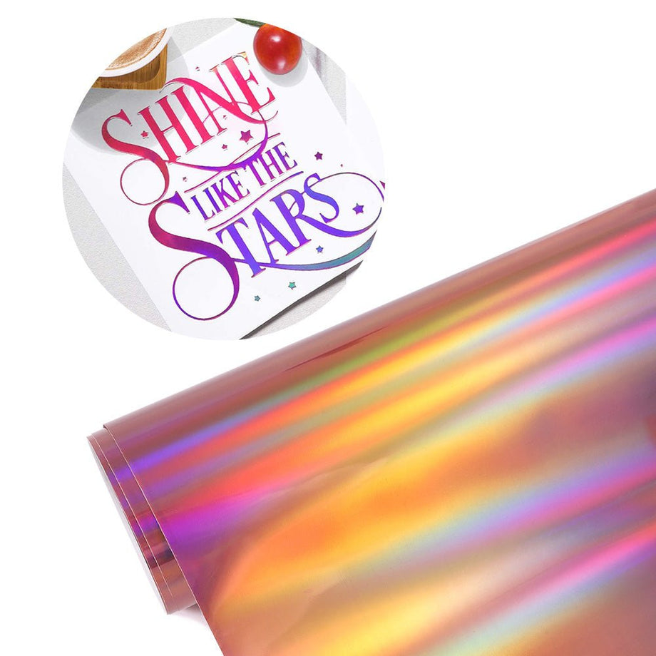 Custom Holographic Shiny Stickers, Rainbow Holographic Vinyl