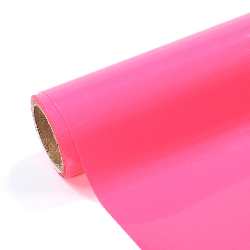 Firefly Craft Neon Pink Heat Transfer Vinyl - HTV - Heat Press Vinyl for  Shirt Transfers - Iron on Fabric Sheets - Yellow, Pink, Orange, Green, Blue