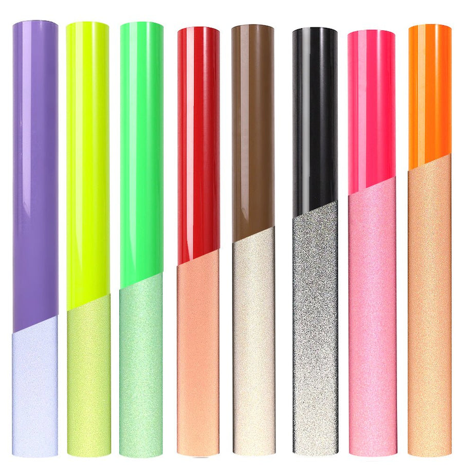 All 43 Color Siser Glitter HTV Sheet Pack (not white or neon)