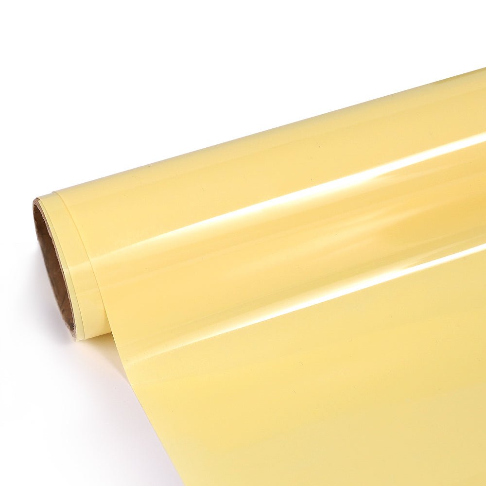 Iridescent Yellow Heat Transfer Vinyl, Stahls’ CAD-CUT® Chroma Bling - 1  Yard Yellow Shift HTV